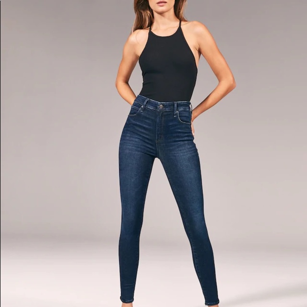 Abercrombie size 6 skinny jeans high waisted